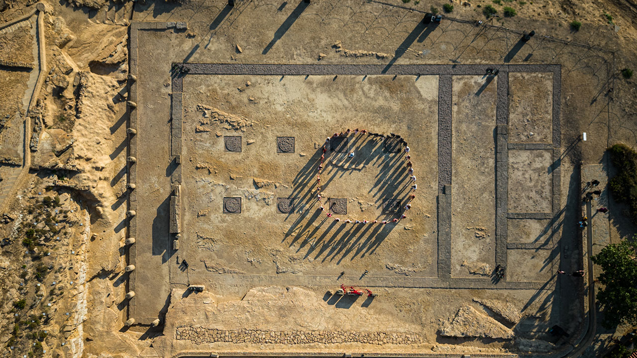 As Above So Below / Anamnesis Lemnos - Aerial view of the Kaveirion